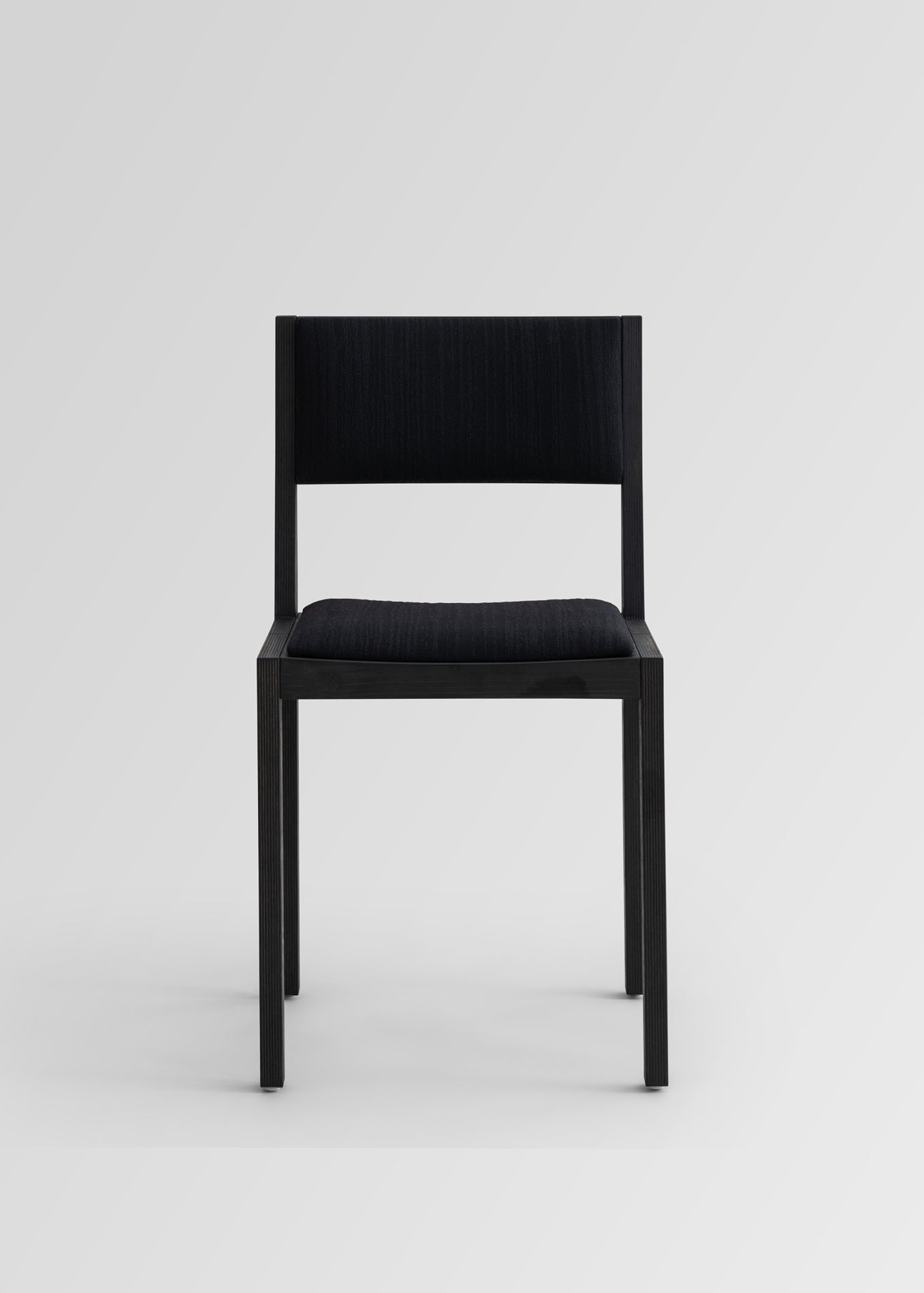016 Maasto Dining Chair Upholstered Black