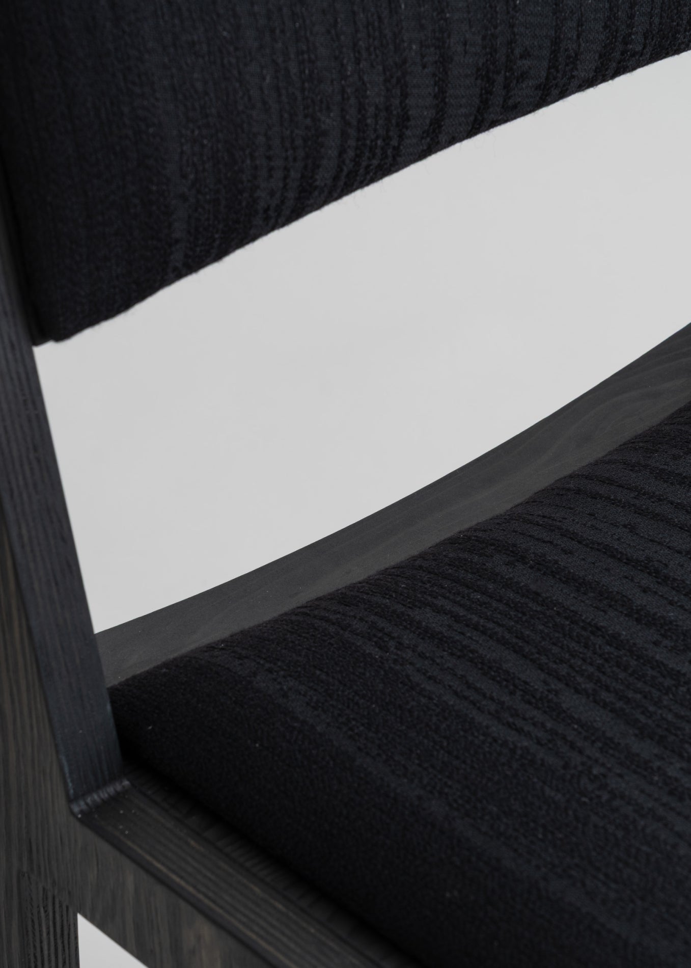 016 Maasto Dining Chair Upholstered Black